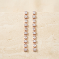 Luxurious Emerald-Cut Crystal Linear Drop Earrings