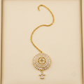 Radiant Sunburst Crystal Maang Tikka Statement Piece
