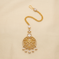 Luminous Clear Crystal Filigree Forehead Pendant