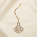 Pink Crystal Chandelier Forehead Pendant